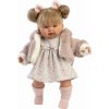 Llorens 42282 ALEXANDRA - realistická bábika so zvukmi a mäkkým látkovým telom - 42 cm MA4-42282