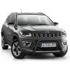 STEELER Predný ochranný rám nerez, Jeep Compass, 2017-2021, Homologizácia EC, Black