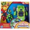 Marvel Iron Man Super Tím Vozidlo figúrka Mech 2v1 Iron Hulk Hasbro G1475