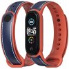 Xiaomi Mi Band 5/6 Kombinovaný náhradný náramok Farba: Modro-oranžová MBSCZ-34K07
