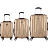 Sada cestovných kufrov TUCCI Riflettore T-0272/3 ABS - khaki