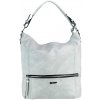 WANDA dámska koženková kabelka Sivá