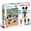 Clementoni Puzzle Supercolor Mickey Mous / 104 dielikov + 3D model