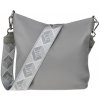NovaKabelka.sk Amalia Grigia III kožená talianska crossbody kabelka sivá