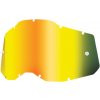 Sklo na okuliare 100 % Junior Strata 2 / Accuri 2 mirror gold one size