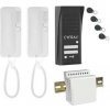 INTERCOM CYFRAL COSMO 2-TENANT BLACK