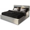 Wilsondo Manželská čalúnená posteľ s úložným priestorom Parmelia 160x200 - sivá