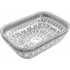 Obdĺžniková umývadlová doska Mexen Rita 45,5 cm biela