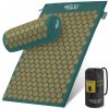 4FIZJO Akupresúrna podložka + vankúš 68cm zeleno-zlatá