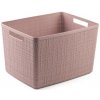 Curver Jute L 20L Košík 36 x 28 x 23 cm ružový 01907-204