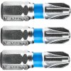 Fortum 4741303 - Bit krížový 3ks, PZ 3x25mm
