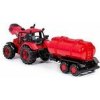 Polesie Poľnohospodársky traktor s cisternou Belarus 91635 červený