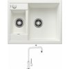 Blanco METRA 6 biela s excentrom 516157 + Blanco MILI biela 523107