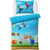TipTrade Bavlnené obliečky 140x200 + 70x90 cm - Super Mario Bros