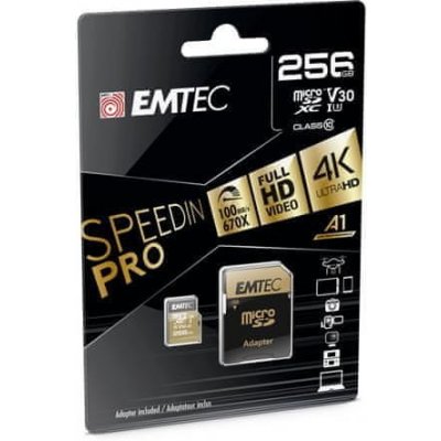 EMTEC microSDXC UHS-I U3 256GB ECMSDM256GXC10SP