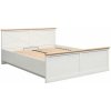 BRW Frija sosna andersen biela / dub artisan