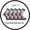 BX-7 DURABLE SUPERPACK bambusové ponožky BAMBOX - 5 párů (BAMBOX SUPERPACK bambusové ponožky BX-7 DURABLE)