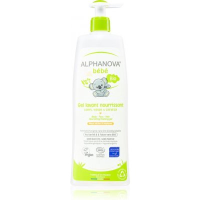 Alphanova Baby Bio detský umývací gél a šampón 3v1 500 ml