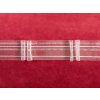 Riasiaca stuha RS-017 dvojité mašličky - šírka 5 cm - riasenie 1:2