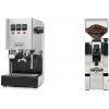 Gaggia New Classic E24 BC, stainless steel + Eureka Mignon XL, CR chrome