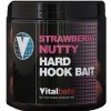 Boilies Vitalbaits Hard Hook Baits Strawberry Nutty 100gr 24mm