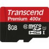 Transcend microSDHC 8GB UHS-I U1 + adapter TS8GUSDU1