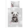 Obliečky do postieľky Baby Panda sivá 100x135/40x60cm