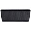 PROSPERPLAST Truhlík s miskou RATOLLA P 29.3 × 12 × 12,6 cm, antracit