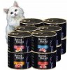 Dolina Noteci Premium Bohatá chuťová zmes - vlhké krmivo pre mačky - 36x185 g