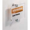 Durable Crystal Sign tabuľka 148 x 105 mm