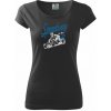 Motokára speedway - Pure dámske tričko - XL ( Čierna )