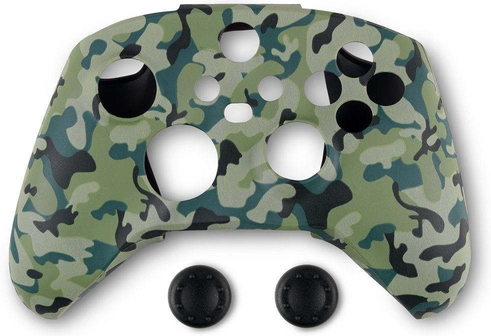 Spartan Gear Controller Silicon Skin Cover and Thumb Grips - Cammo PS5