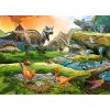 CASTORLAND Puzzle Svet dinosaurov 100 dielikov