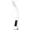 Brilagi LED Stmívatelná stolní lampa s displejem Pelle LED/7W/230V bílá (BG0503)