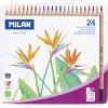 Pastelky MILAN šesťhranné 3.3 mm / 24 ks metal box