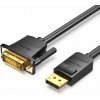 Video kábel Vention DisplayPort (DP) to DVI Cable 2m Black (HAFBH)