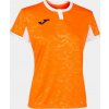 Joma Dámsky dres TOLETUM II T-SHIRT ORANGE-WHITE S/S Veľkosť: M