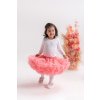 Detská dolly sukňa, grepfruit