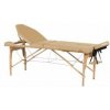 MH Star skladacie drevené lehátko ETL75 - 71cm - béžové