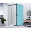 Gelco DRAGON BLACK sprchové dvere rohový vchod 90x190 cm číre sklo SPH GD4290B