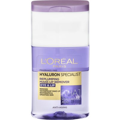 L'Oréal Hyaluron Specialist dvojfázový odličovač očí vodeodolný 125 ml od  3,99 € - Heureka.sk