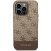 Kryt na mobil Guess 4G Stripe Zadný Kryt pre iPhone 14 Pro Max Brown (GUHCP14XG4GLBR)