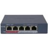 Hikvision PoE přepínač DS-3E1105P-EI/M-V2 4portový
