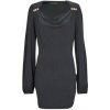 Guess Krátke šaty LS BOAT NK CECILIA DRESS Čierna