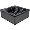 Lovia vířivá vaňa pre 5 osob 220x220x88 cm - L501 Opláštění: Grey, Barva akrylátu: Midnight Opal
