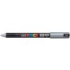 Uni Posca liner PC-1MR, 0,7 mm, strieborná