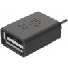 Logitech redukcia USB-C na USB-A M/F, krátka 956-000005