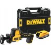 DeWALT DCS369E1T - AKU mečová píla bezuhlíková PowerStack™ 18V, 1×AKU 1.7Ah, BEZ nabíjačky, kufor TSTAK™