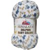 Himalaya Dolphin Baby Color 80423 Biela, modrá, sivá, hnedá