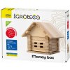 Drevené kocky Igroteco 0029 pokladnička 37 ks